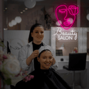 Custom Beauty Salon Neon Sign - Reels Custom