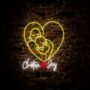 Custom Mom And Baby Neon Sign - Reels Custom