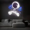 Cute Astronaut Scientist Space Artwork Led Neon Sign - Reels Custom