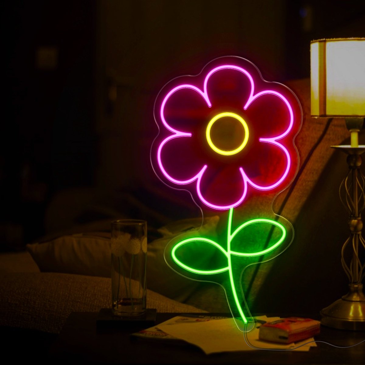 Cute Daisy Flower Led Neon Sign - Reels Custom