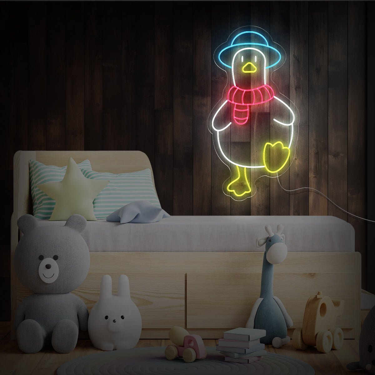 Cute Goose Animals Led Neon Sign - Reels Custom