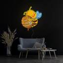 Cute Honey Bee Artwork Neon Sign - Reels Custom