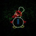 Cute Little Cool Snowman Christmas Neon Sign - Reels Custom