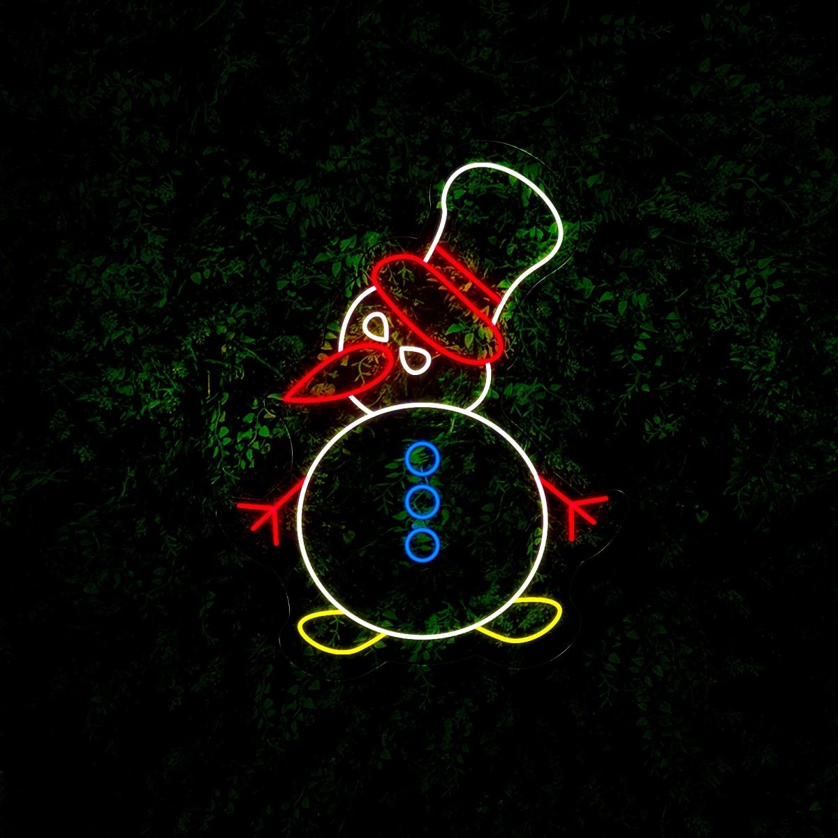 Cute Little Cool Snowman Christmas Neon Sign - Reels Custom