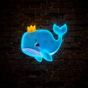 Cute Whale Artwork Neon Sign - Reels Custom