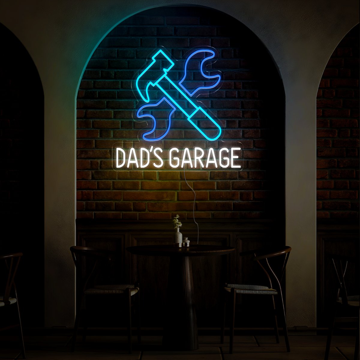 Dad's Garage Neon Sign - Reels Custom
