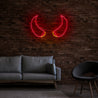 Devil Horns Neon Sign - Reels Custom