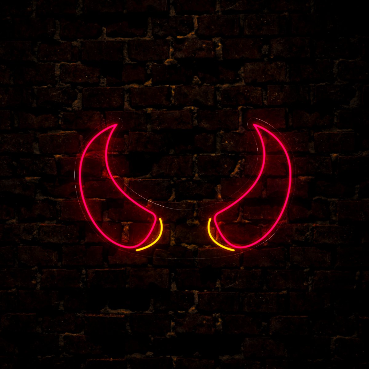 Devil Horns Neon Sign - Reels Custom