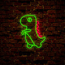 Dinosaur Neon Sign For Kids Room Decor - Reels Custom