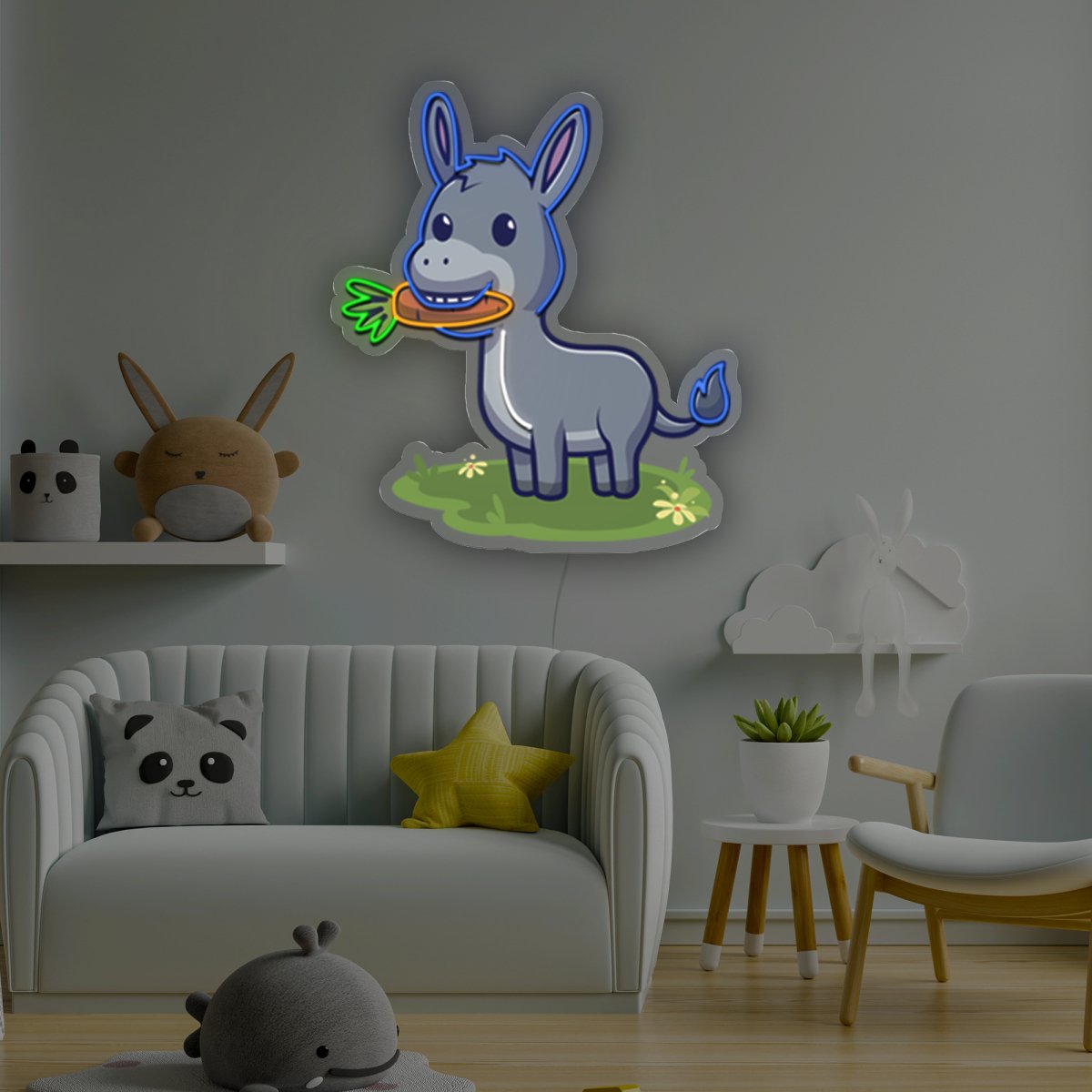 Donkey Artwork Led Neon Sign - Reels Custom