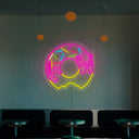 Donut Cat Neon Sign - Reels Custom