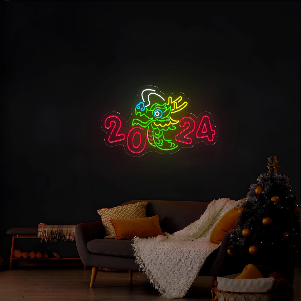 Dragon 2024 Neon Sign - Reels Custom