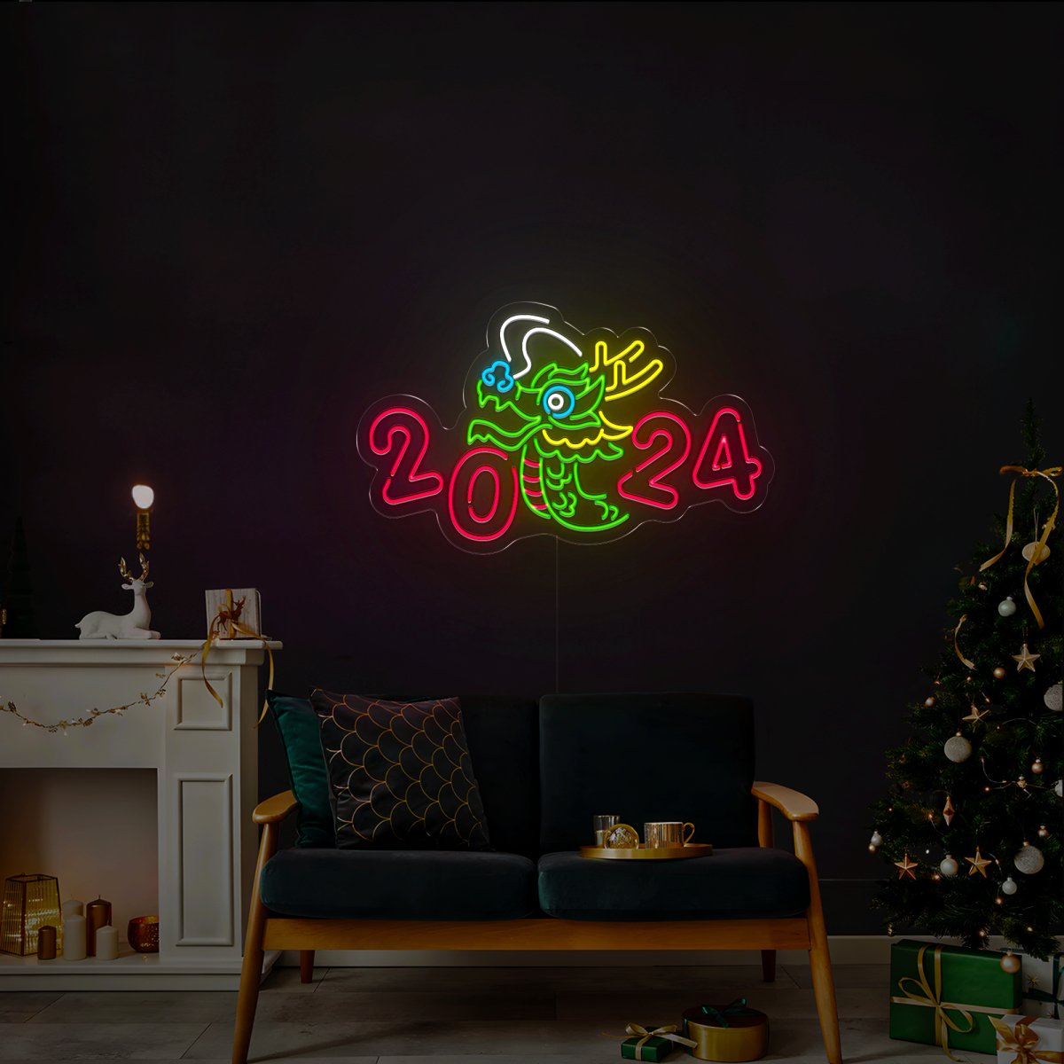 Dragon 2024 Neon Sign - Reels Custom