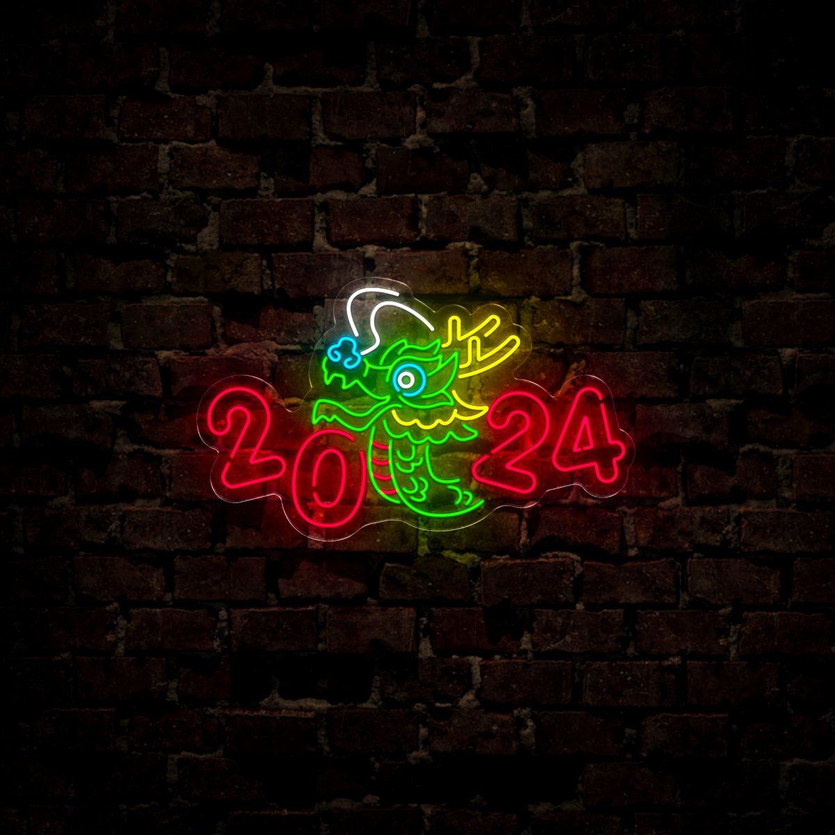 Dragon 2024 Neon Sign - Reels Custom