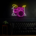 Drum Music Instrument Led Neon Sign - Reels Custom