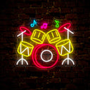 Drum Neon Sign - Reels Custom