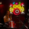 Drum Neon Sign - Reels Custom