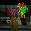 Dumbbells ice - cream Artwork Led Neon Sign - Reels Custom