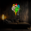 Dumbbells ice - cream Artwork Led Neon Sign - Reels Custom