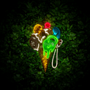 Dumbbells ice - cream Artwork Led Neon Sign - Reels Custom