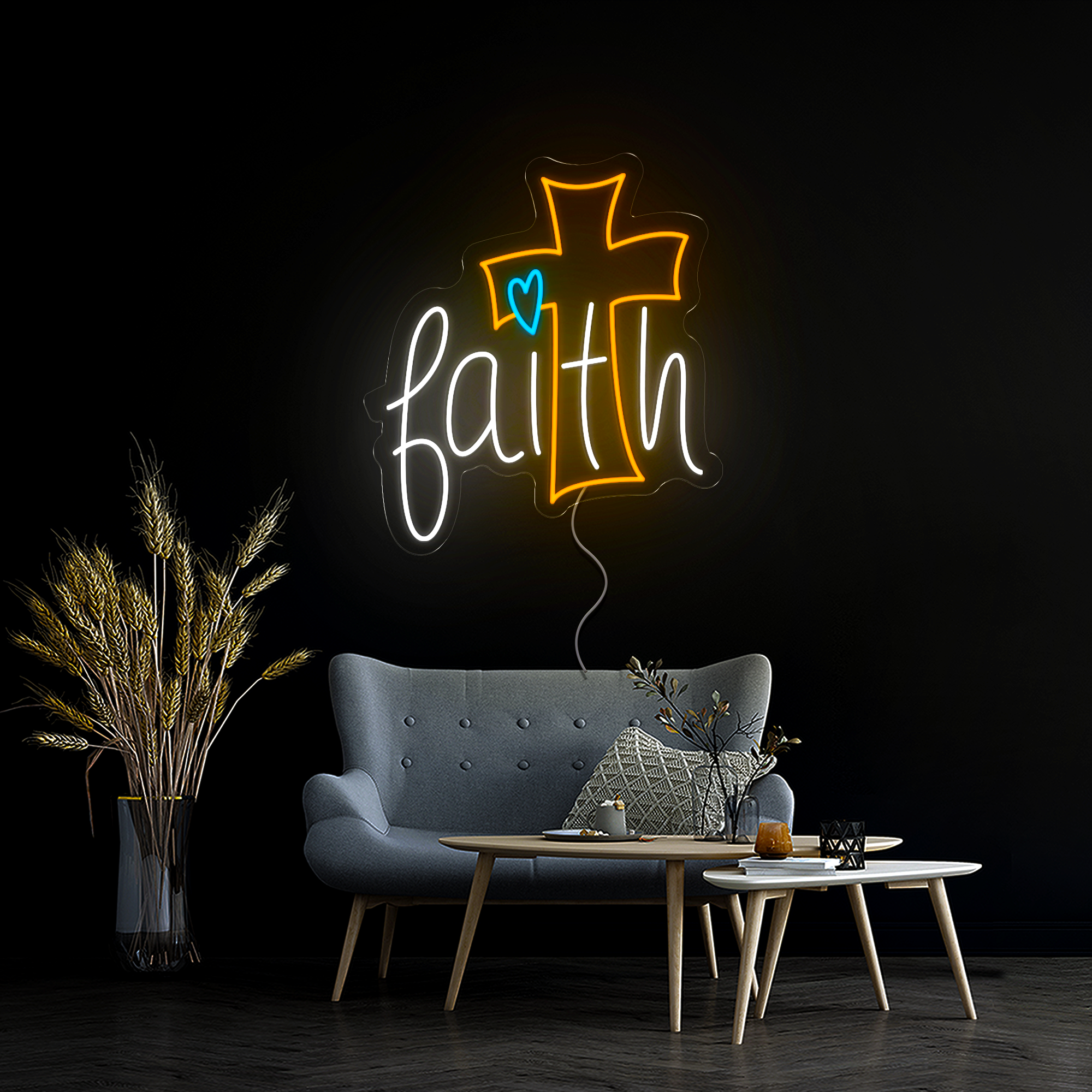 Faith Jesus Led Neon Signs