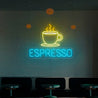 Espresso Neon Sign - Reels Custom