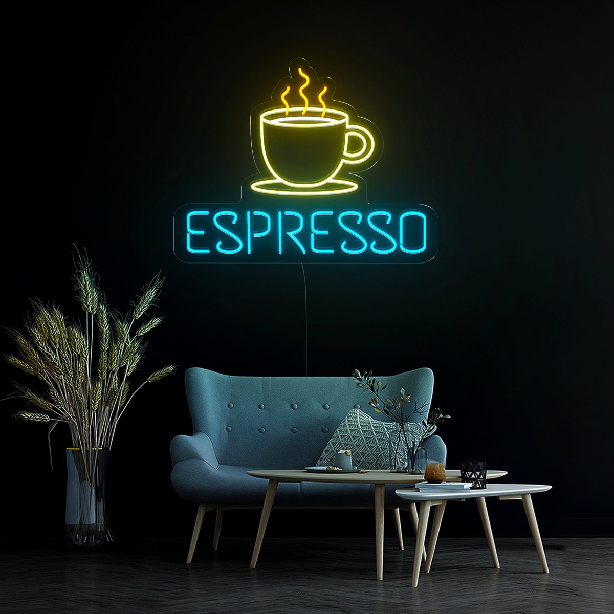 Espresso Neon Sign - Reels Custom