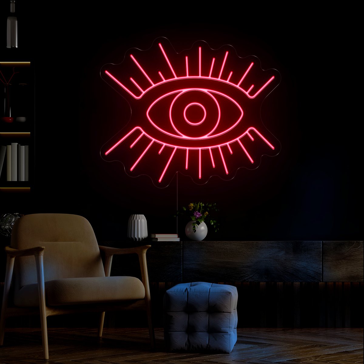 Eye Led Neon Sign - Reels Custom
