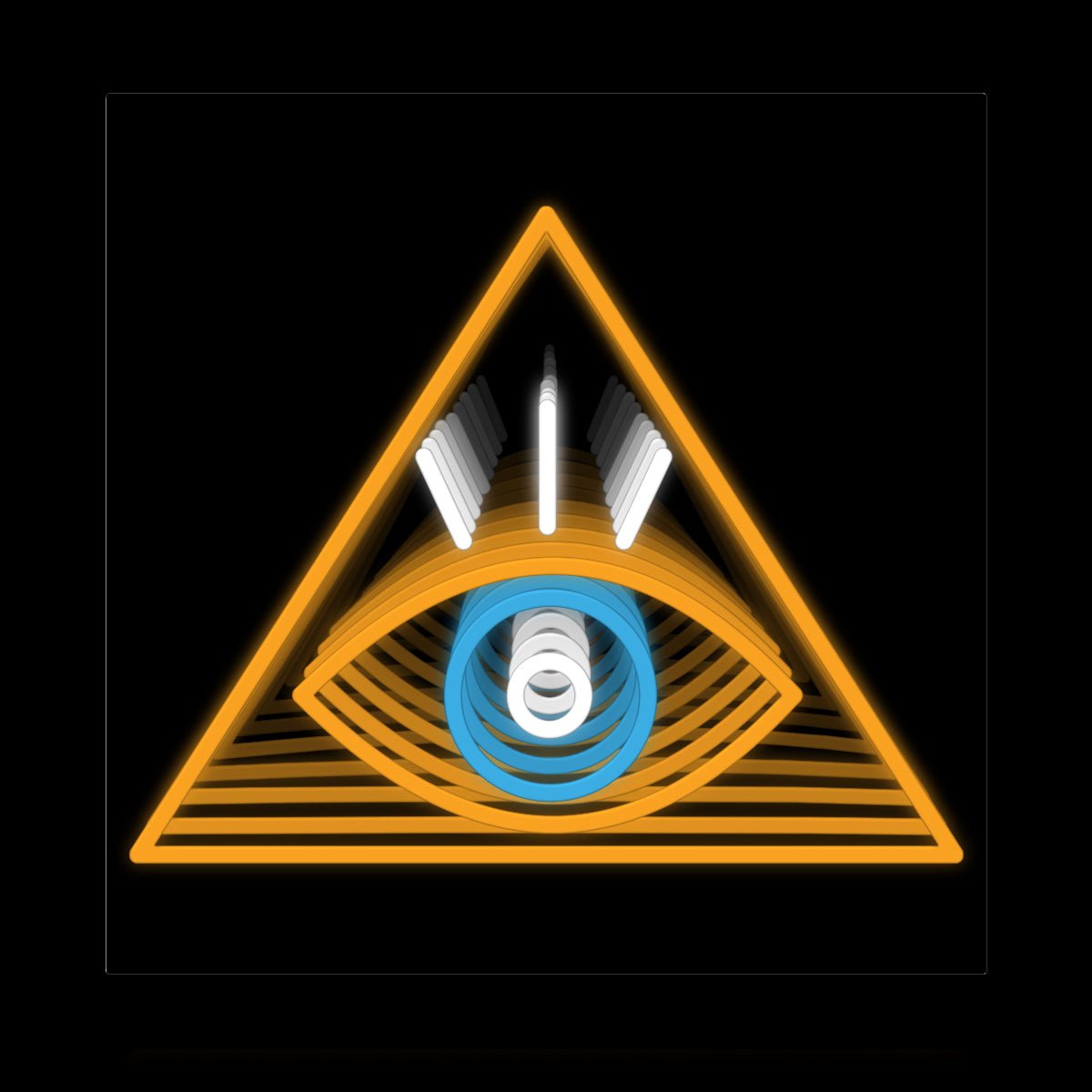 Eye Of Providence Infinity Neon Sign - Reels Custom