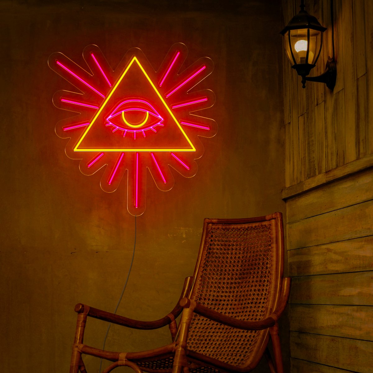 Eye Of The Pyramid Neon Sign - Reels Custom