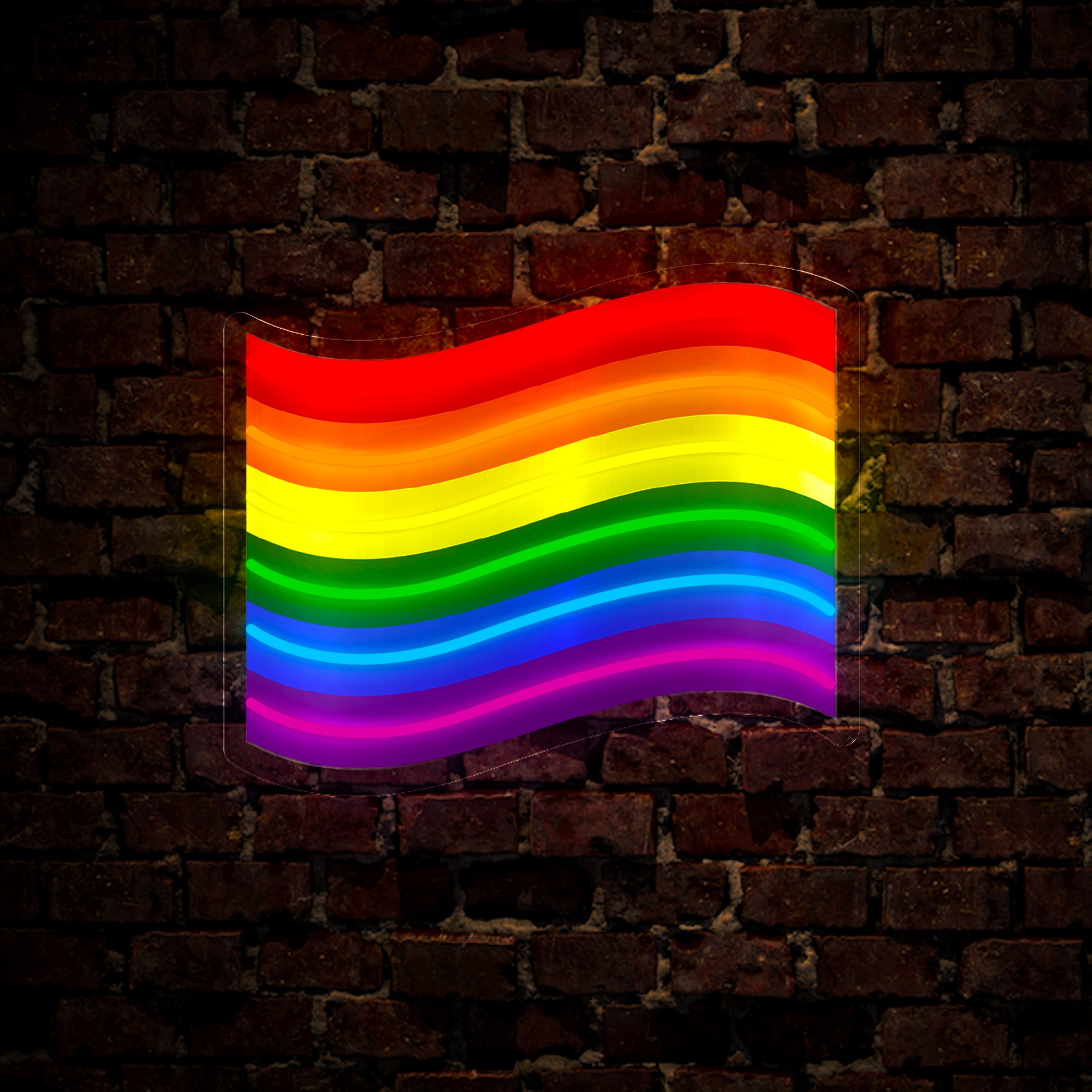 Pride Month Flag Artwork Led Neon Sign