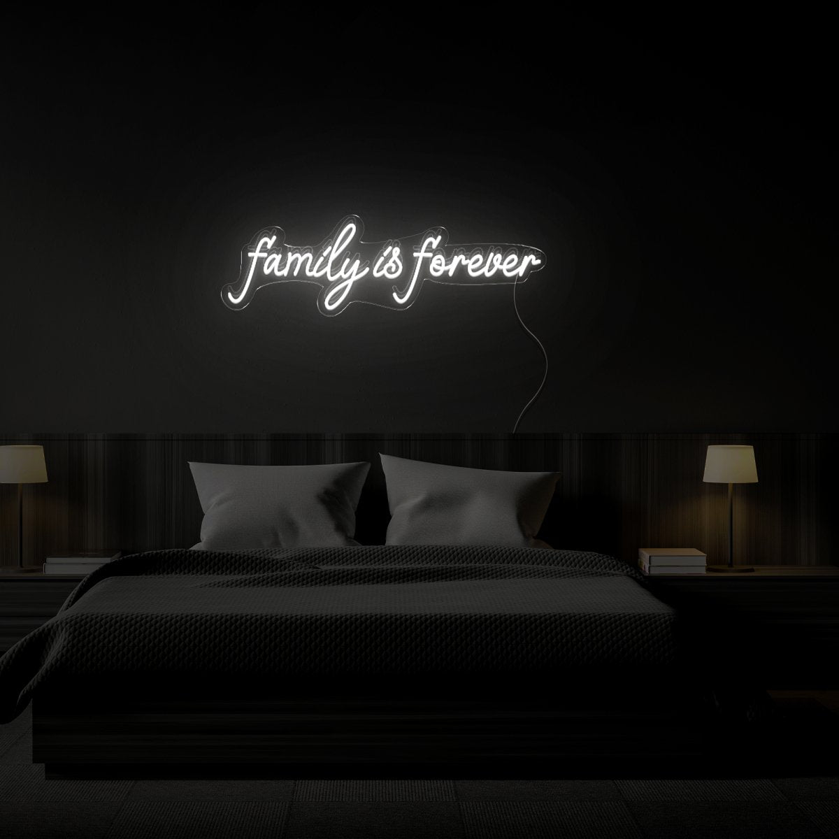 Family Is Forever Neon Sign - Reels Custom