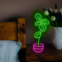 Fiddle Leaf Fig Plant Led Neon Sign - Reels Custom