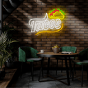Fiesta Tacos Neon Sign - Reels Custom
