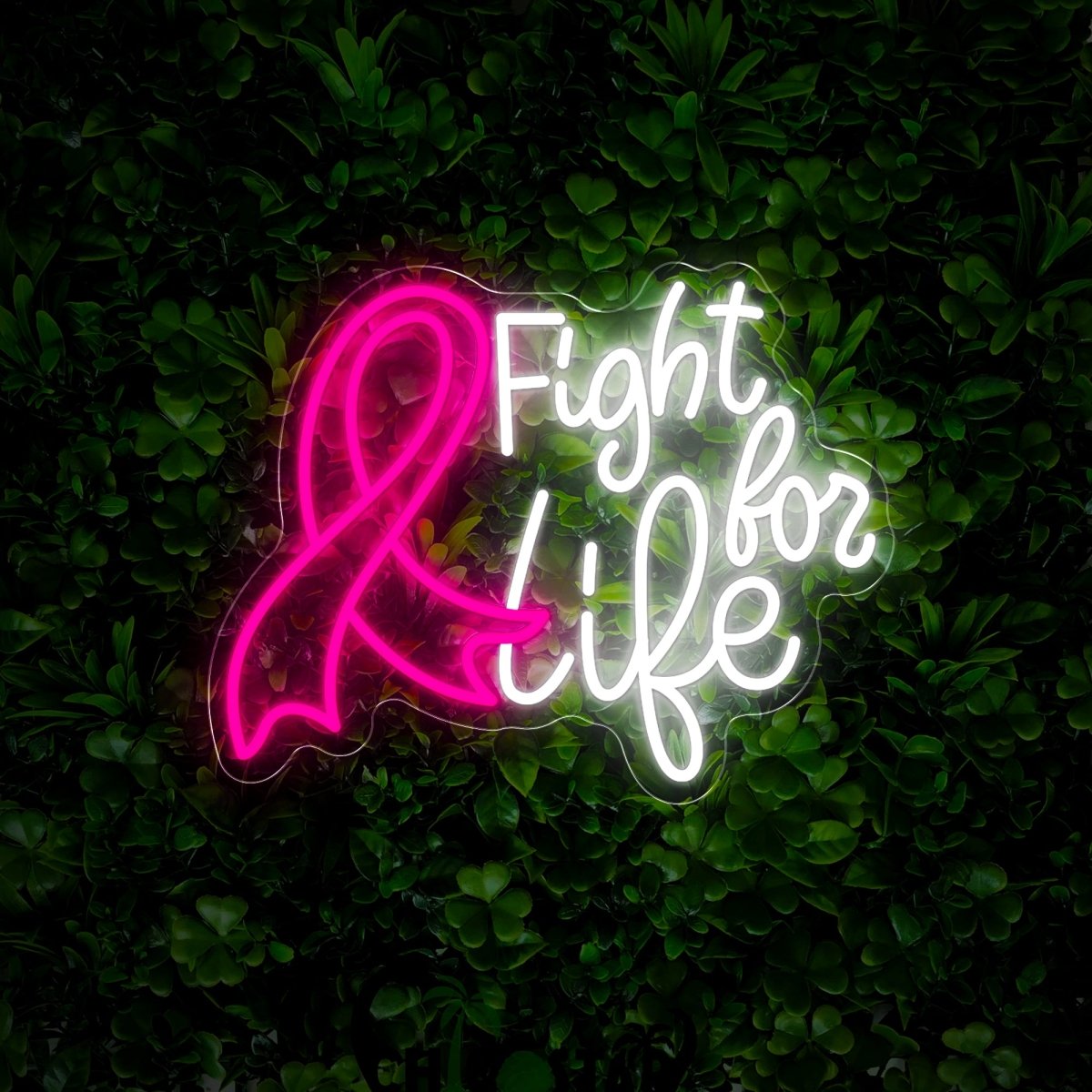Fight For Life Neon Sign - Reels Custom