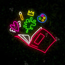 Fine Art Book Led Neon Sign - Reels Custom