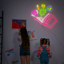 Fine Art Book Led Neon Sign - Reels Custom