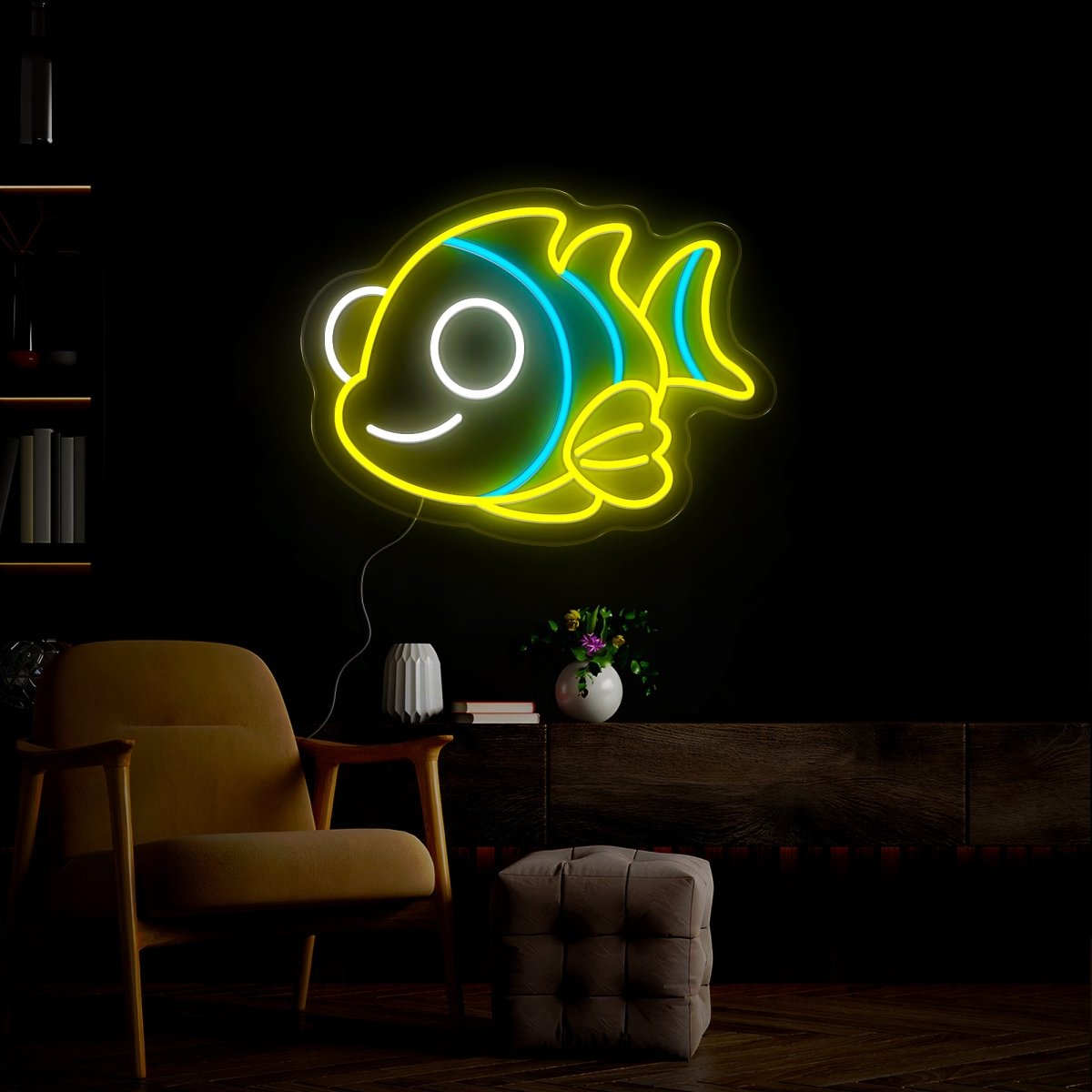 Fish Neon Sign - Reels Custom