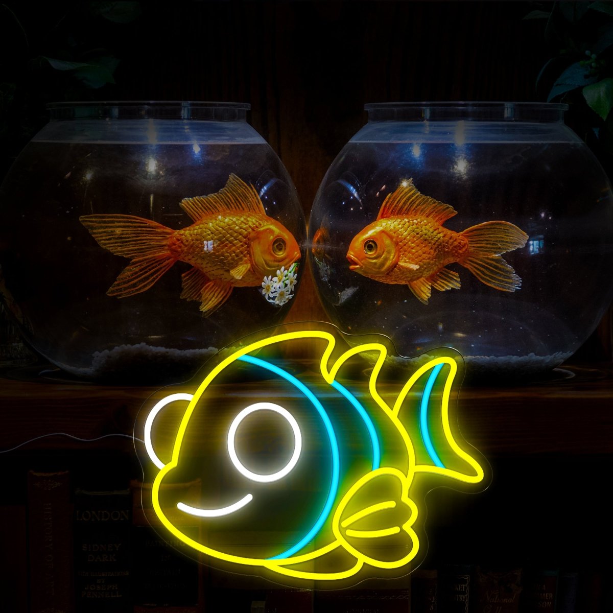 Fish Neon Sign - Reels Custom