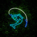 Fishing Neon Sign - Reels Custom