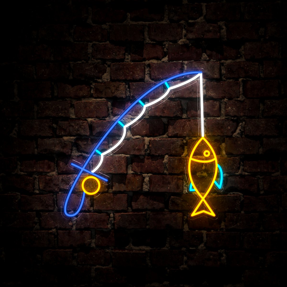 Fishing Neon Sign - Reels Custom