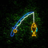 Fishing Neon Sign - Reels Custom