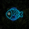 Fishy Friend Blue Neon Sign - Reels Custom