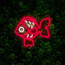Fishy Friend Red Neon Sign - Reels Custom
