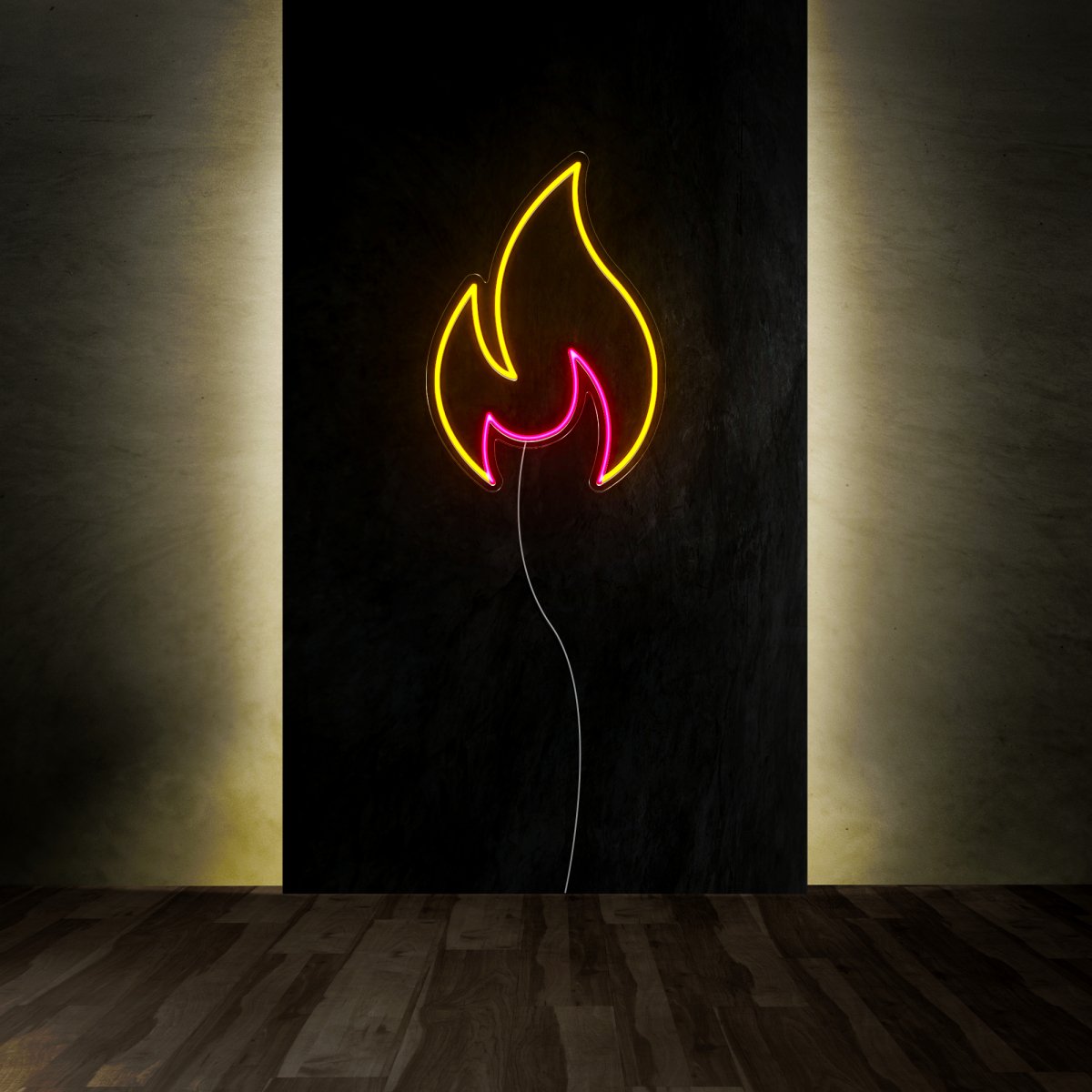 Flame Led Neon Sign - Reels Custom