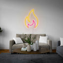 Flame Led Neon Sign - Reels Custom