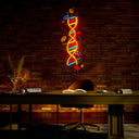 Floral DNA Artwork Neon Sign - Reels Custom