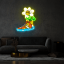 Floral Sneaker Streetwear Artwork Led Neon Sign - Reels Custom