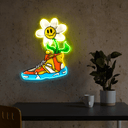 Floral Sneaker Streetwear Artwork Led Neon Sign - Reels Custom