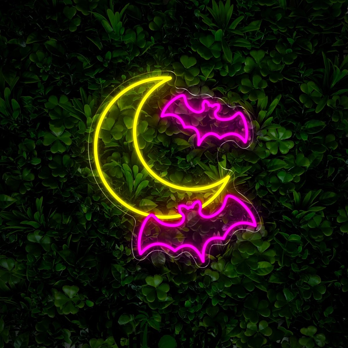Flying Bats Neon Sign - Reels Custom